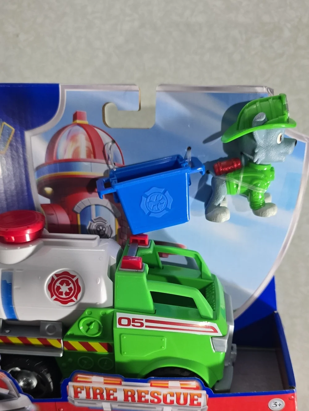 PAW Patrol Rocky Fire Rescue Tanker Truck - Green NWT
